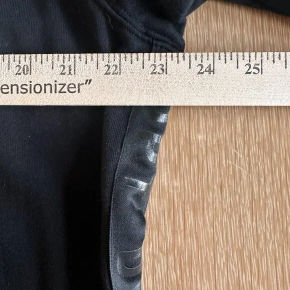 DKNY Logo 1/4-zip-front S/S cotton-mix knit dress sporty Athleisure XL comfy - Picture 12 of 13